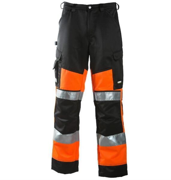 Hi-Viz bikses 6020 oranžas/melnas, Dimex