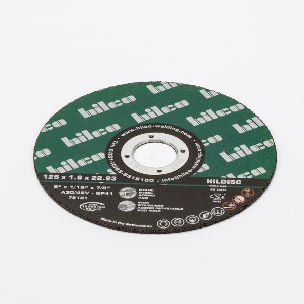 Hilco plāni griešanas diski Steel/Inox - 125mm - Hildisc