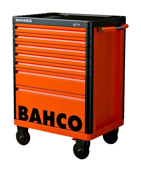 Tool trolley BAHCO E77 Premium, 7 drawers, 510x820x976 mm, orange