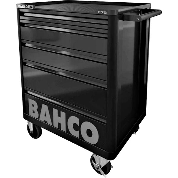 Tool cabinet BAHCO E72, black, 5 drawers, 675x500x950 mm (145 tools included)