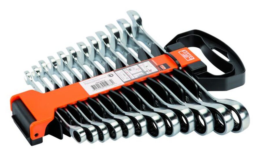 BAHCO combination key set with trigger mechanism 12pcs.