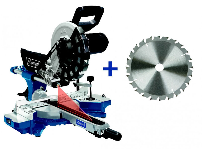 Leņķzāģis HM254 + zāģa asmens, Scheppach