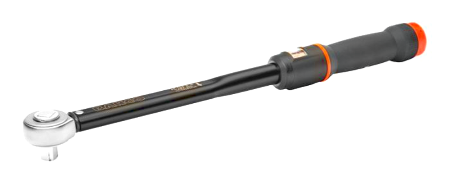 BACHO Mehāniskā Click-Style dinamometriskā uzgriežņu atslēga, 1/2" 40-200 Nm