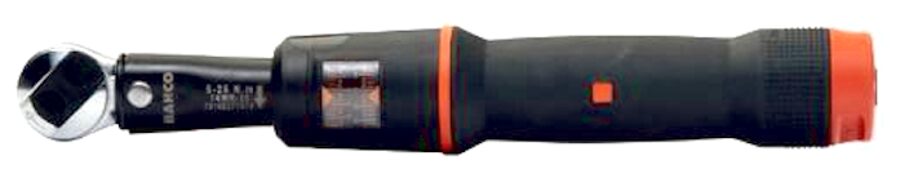 BAHCO mechanical click-style dynamometric wrench, 1/4" 3-15 Nm