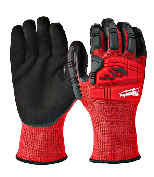 Cimdi pretiegriezšanas un triecienaizturīģie nitrila Milwaukee SMARTSWIPE