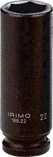 Hexagonal IRIMO barrel, impact-resistant, deep, 1/2 ", in blister. Dimensions: 10 mm to 30 mm