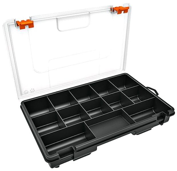 Organaizers-kaste Truper, 250x170x41 mm, ar 13 iedalījumiem