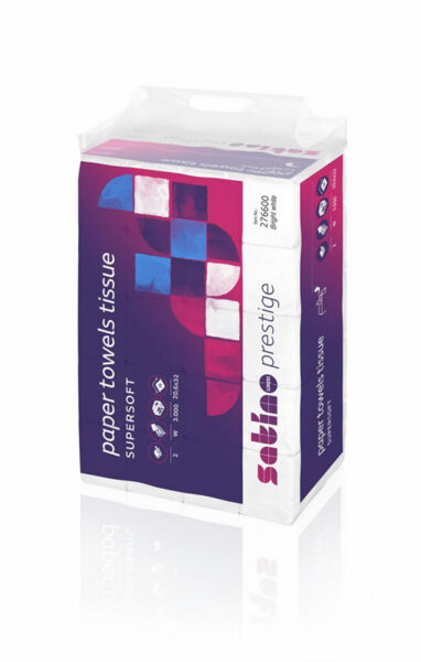 Tualetes papīrs Prestige/2-ply/20,6x 32 cm/3000 sheets PT2, Satino by WEPA