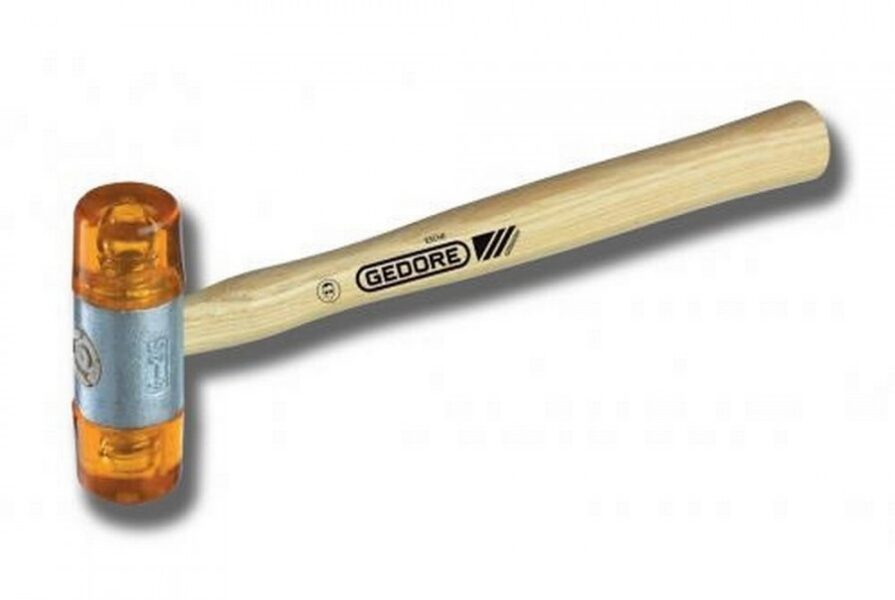 Plastic hammer 50 mm n.224 E-50, 930 g, Gedore