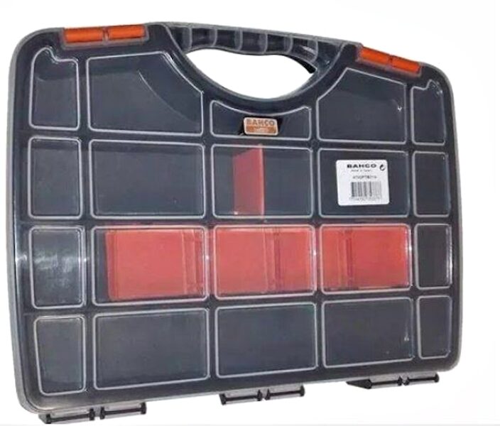 Plastic organizer BAHCO 312x238x51mm, with 21 divisions