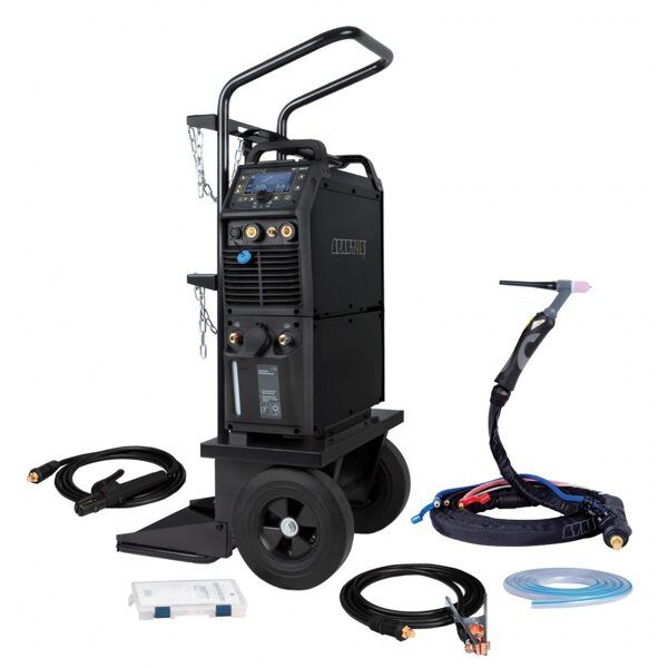 SPARTUS ProTIG 3000W DC Pulse Inverter Type Argon Welding Machine with Liquid Cooling and Cart