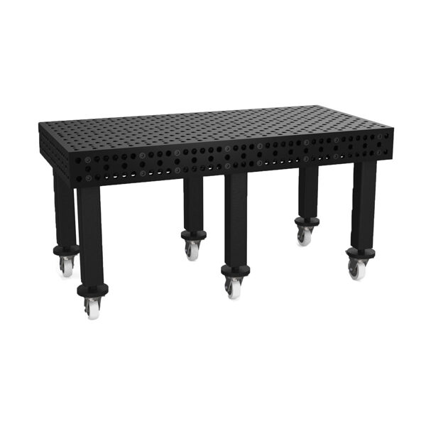 Metināšanas darba galds BuildPro Alpha 28 2000X1000 mm, augstums 850 mm ar riteņiem