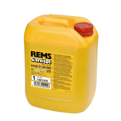 REMS Sanitol sintētiska vītņu griešanas eļļa, kanna 5 l