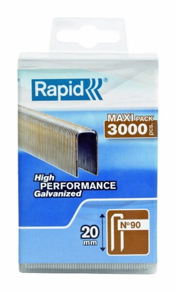 Staples 90/20 3000 pcs., In plastic box, Rapid