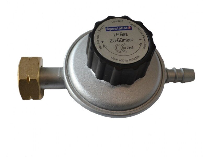 Propane reducer with regulation