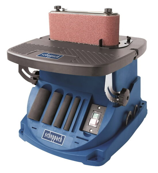 Svārsta vārpstas lentes slīpmašīna OSM600, Scheppach