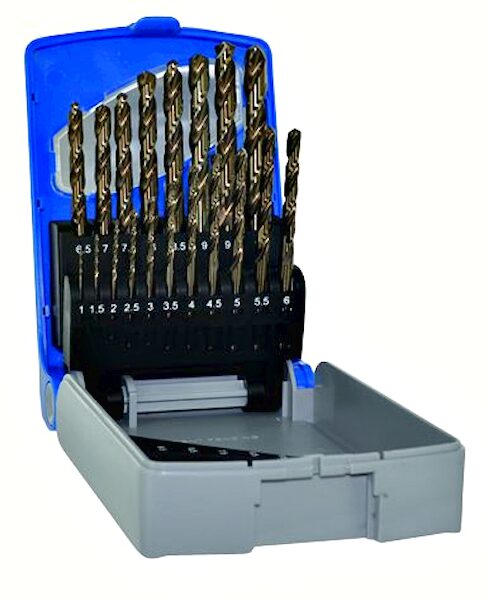 Tivoly urbju komplekts metālam TC HSCOB - 19.gab, Ø1-10mm