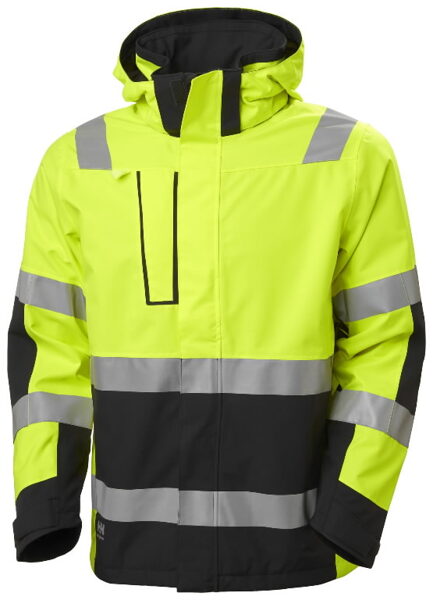 Vējjaka Alna 2.0 HI-VIS CL3, dzeltens/melna, Helly Hansen WorkWear