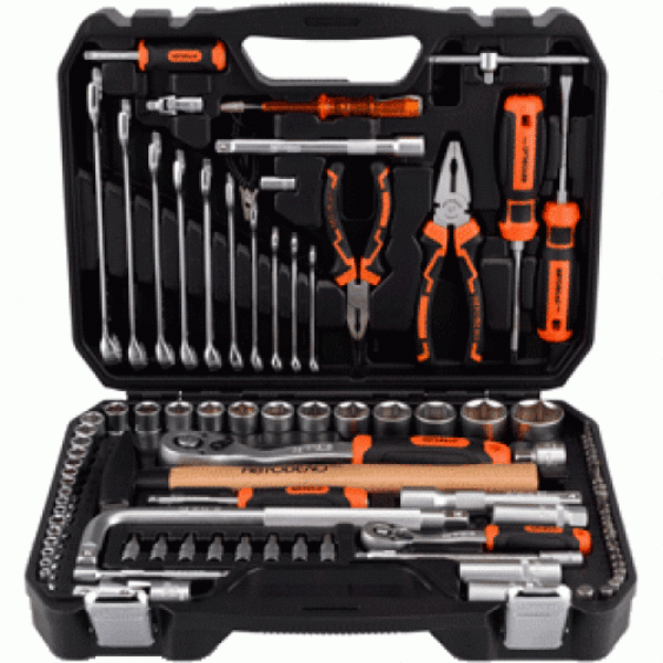 AVTODELO Professional tool set 98 pr. 1/4 "DR 3/8" DR 1/2 "DR
