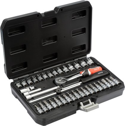 Tool wrench set 1/4 38pcs. YATO YT-14471