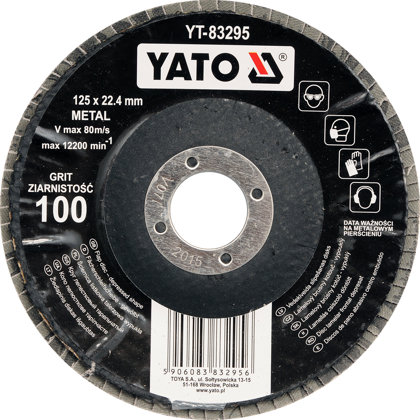 YATO ieloču diski 125mm P36-P120