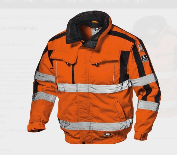 Ziemas jaka 4-in-1 CONTENDER, oranža, S, Sir Safety System