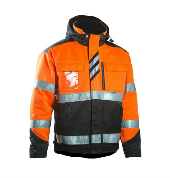 Ziemas jaka 60211, Hi-Vis, oranža/melna, Dimex