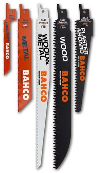 Zobenzāģa asmeņi Sandflex Bi-Metal komplekts MIX, 10 gab, kokam un metālam