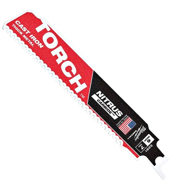 Zobenzāģa asmeņis Milwaukee TCT TORCH NITRUS CARBIDE, 150/7TPI